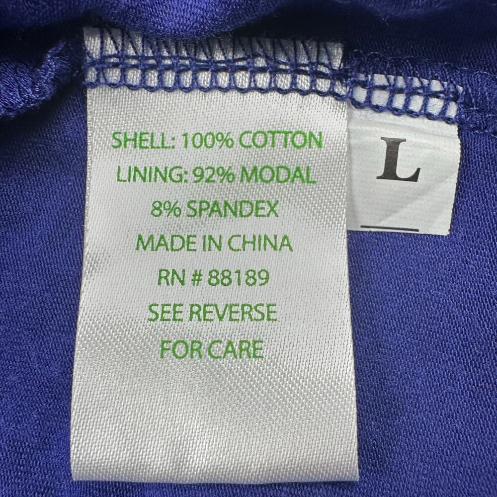 Lilly Pulitzer Dress Womens Large Blue Paulette Crochet Lined Short Sleeve Beach - Picture 7 of 12